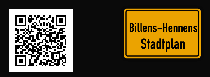 Stadtplan Billens-Hennens