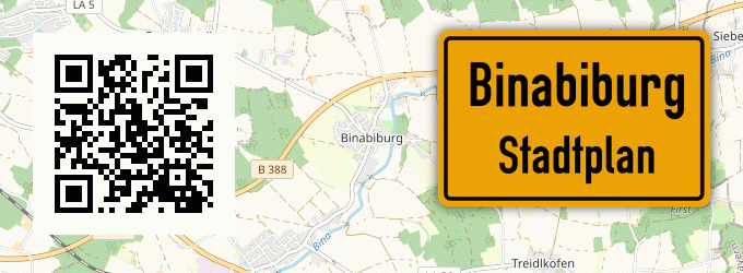 Stadtplan Binabiburg