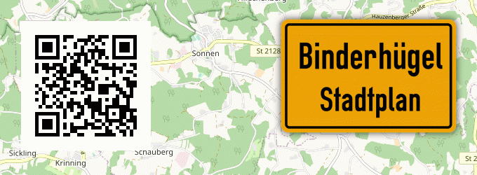 Stadtplan Binderhügel