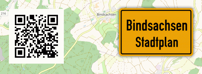 Stadtplan Bindsachsen, Hessen