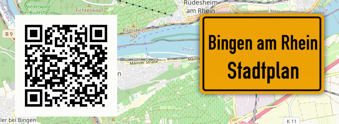 Stadtplan Bingen am Rhein