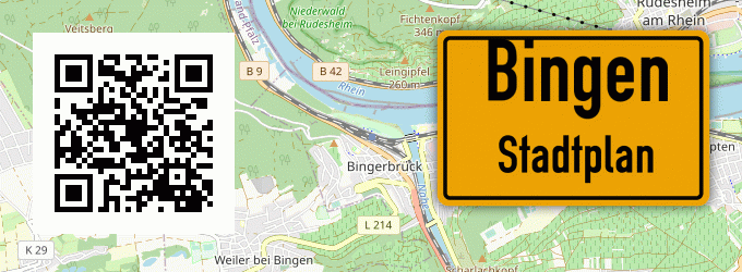 Stadtplan Bingen