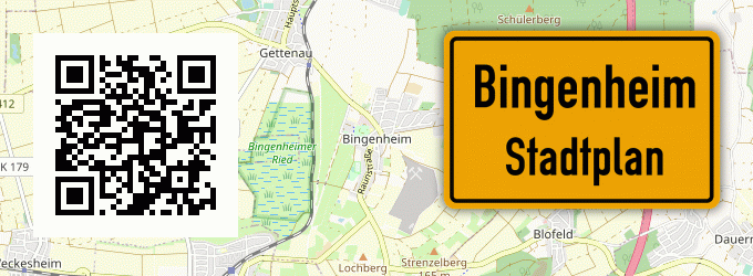 Stadtplan Bingenheim
