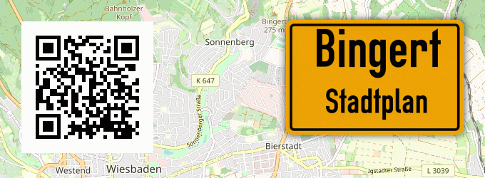 Stadtplan Bingert