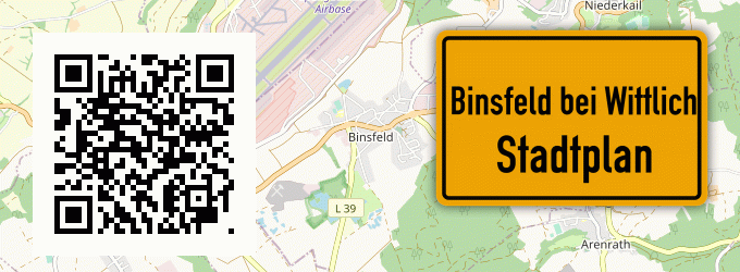 Stadtplan Binsfeld bei Wittlich