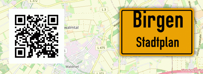 Stadtplan Birgen