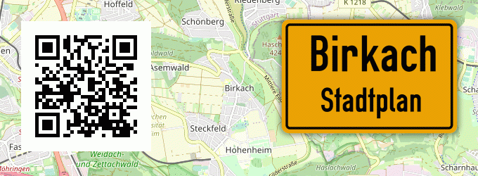 Stadtplan Birkach, Unterfranken