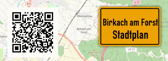Stadtplan Birkach am Forst