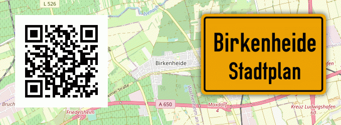Stadtplan Birkenheide