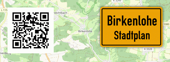 Stadtplan Birkenlohe