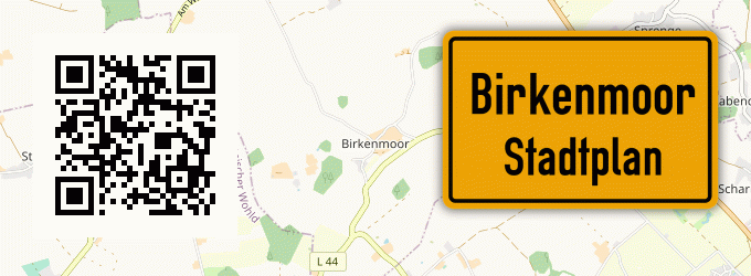 Stadtplan Birkenmoor