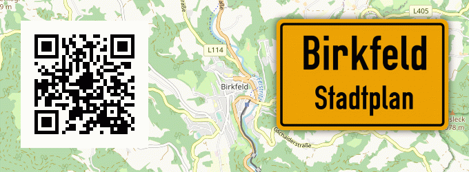 Stadtplan Birkfeld