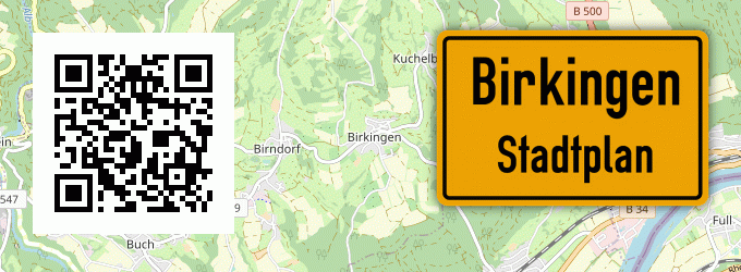 Stadtplan Birkingen