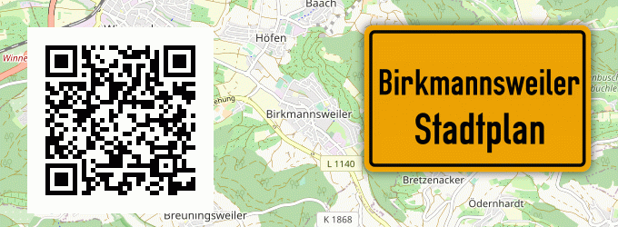 Stadtplan Birkmannsweiler