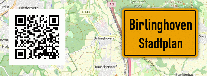 Stadtplan Birlinghoven