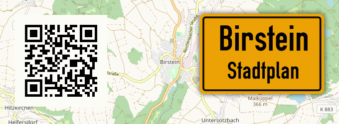 Stadtplan Birstein