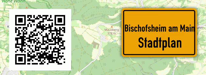Stadtplan Bischofsheim am Main