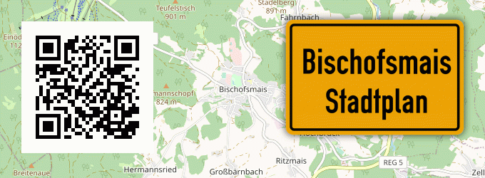 Stadtplan Bischofsmais