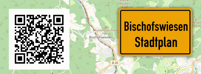 Stadtplan Bischofswiesen