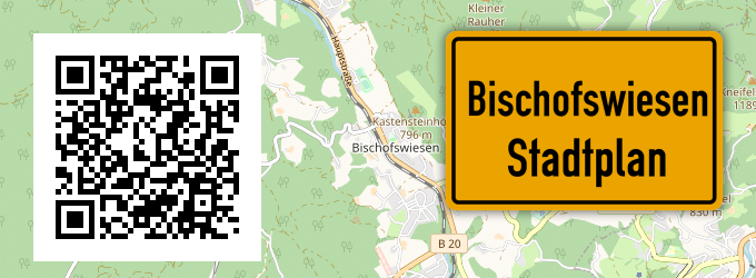 Stadtplan Bischofswiesen