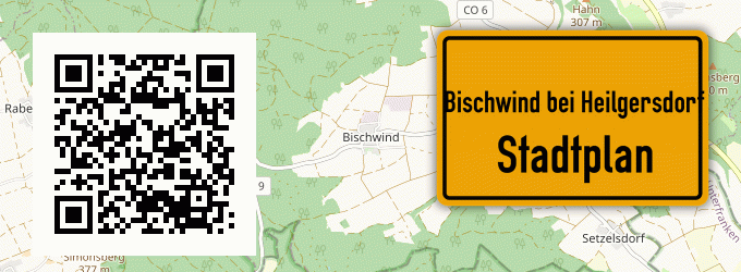 Stadtplan Bischwind bei Heilgersdorf
