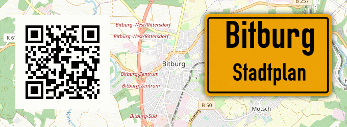 Stadtplan Bitburg