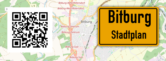 Stadtplan Bitburg