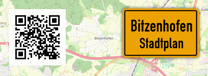 Stadtplan Bitzenhofen