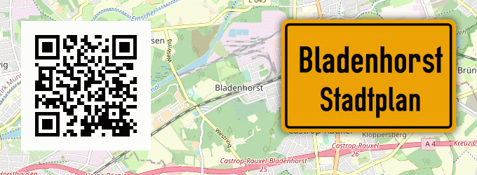 Stadtplan Bladenhorst