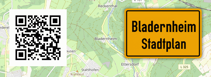 Stadtplan Bladernheim