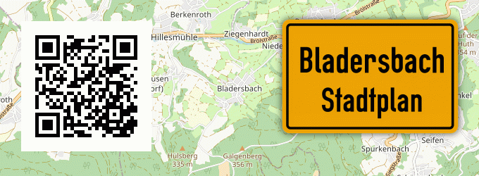Stadtplan Bladersbach