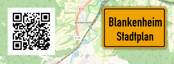 Stadtplan Blankenheim, Hessen