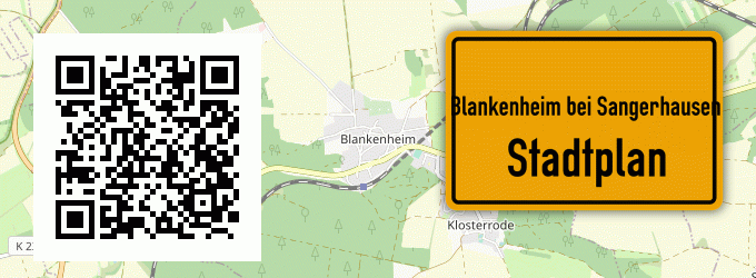 Stadtplan Blankenheim bei Sangerhausen