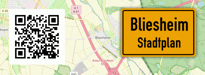 Stadtplan Bliesheim