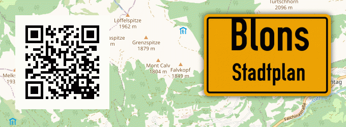 Stadtplan Blons
