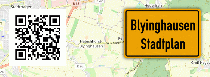 Stadtplan Blyinghausen