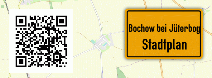 Stadtplan Bochow bei Jüterbog