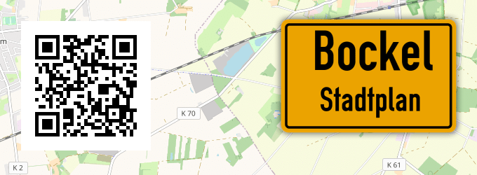 Stadtplan Bockel, Kreis Rotenburg, Wümme