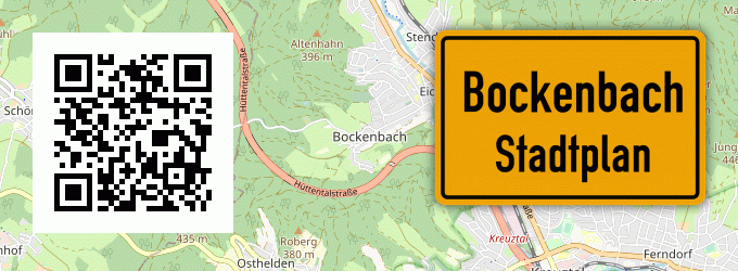 Stadtplan Bockenbach, Kreis Siegen