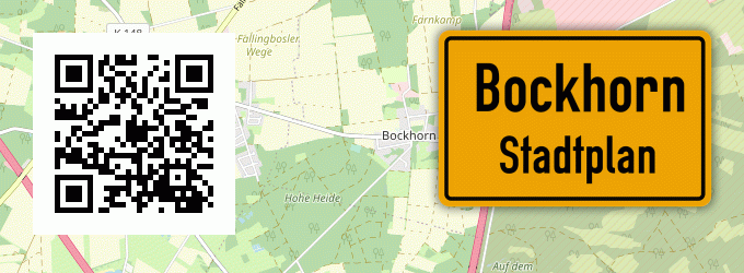 Stadtplan Bockhorn, Kreis Fallingbostel