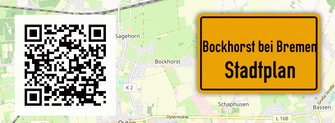 Stadtplan Bockhorst bei Bremen