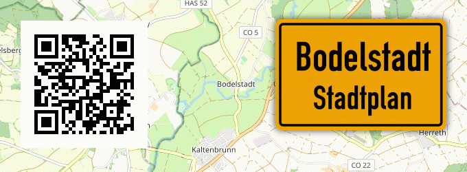 Stadtplan Bodelstadt