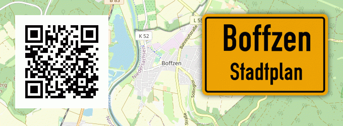 Stadtplan Boffzen