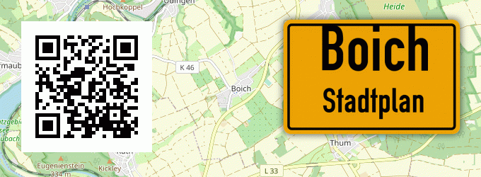 Stadtplan Boich
