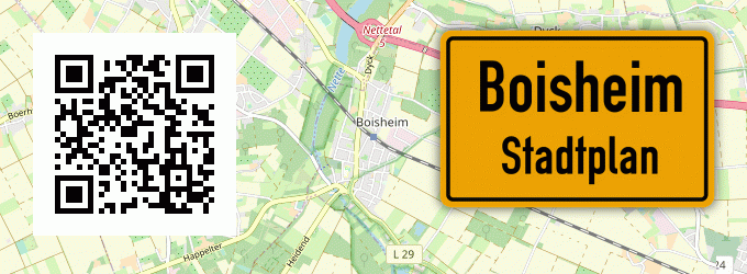 Stadtplan Boisheim