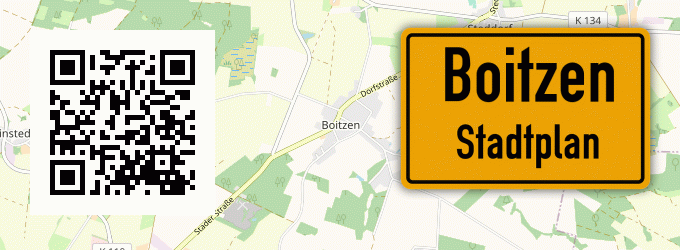 Stadtplan Boitzen