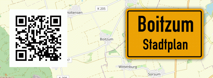 Stadtplan Boitzum