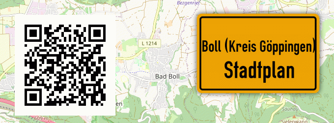 Stadtplan Boll (Kreis Göppingen)