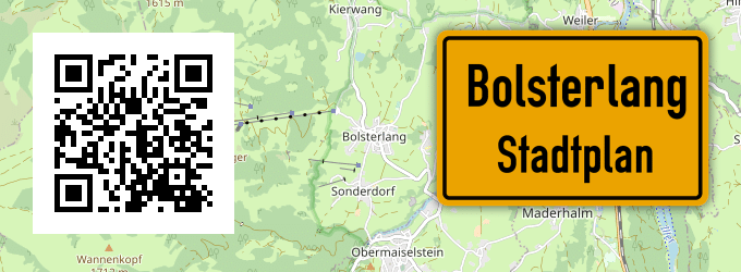 Stadtplan Bolsterlang