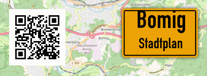 Stadtplan Bomig